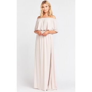 Show Me Your Mumu Hacienda Maxi Dress with Short Lining Show Me The Ring Crisp M